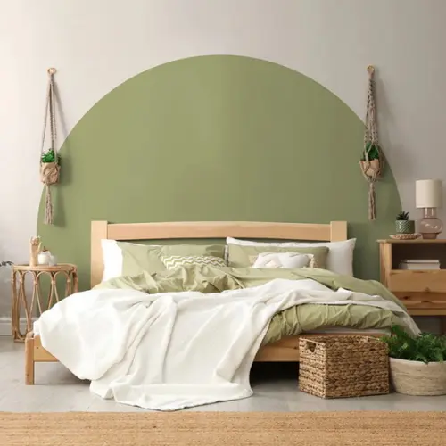 Adesivo de Parede Arco Cabeceira - Adesivo Arco Verde