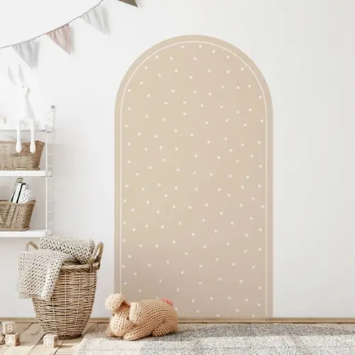 Adesivo de Parede Arco com Bolinhas