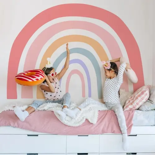 Adesivo de Parede Arco Íris - Adesivo Arco-íris Boho