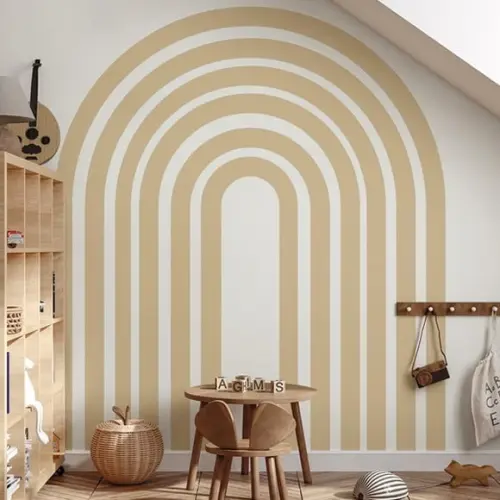 Adesivo de Parede Arco Íris - Adesivo Arco-íris Minimalista