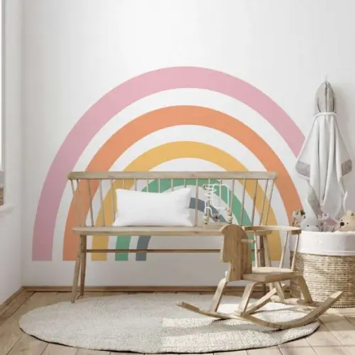 Adesivo de Parede Arco Íris - Arco Íris Decorativo