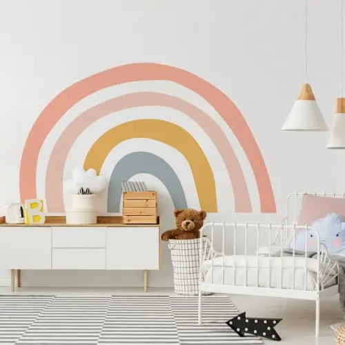 Adesivo de Parede Arco Íris - Arco Íris Boho