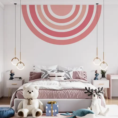 Adesivo de Parede Arco Íris - Arco Íris Decorativo