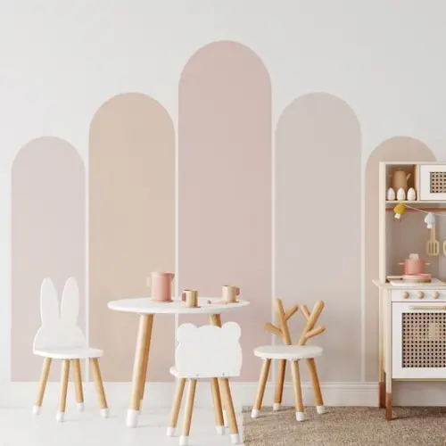 Adesivo de Parede Arcos - Decoração Minimalista