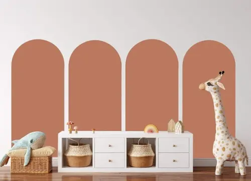 Adesivo de Parede Arcos Minimalistas - Cada Arco 132cmx60cm