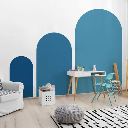Adesivo de Parede Arcos Minimalistas - Adesivo 3 Arcos