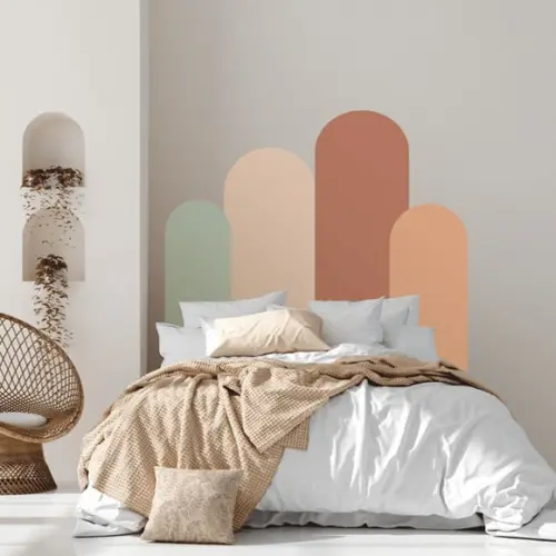 Adesivo de Parede Arcos Minimalistas - Adesivo 4 Arcos