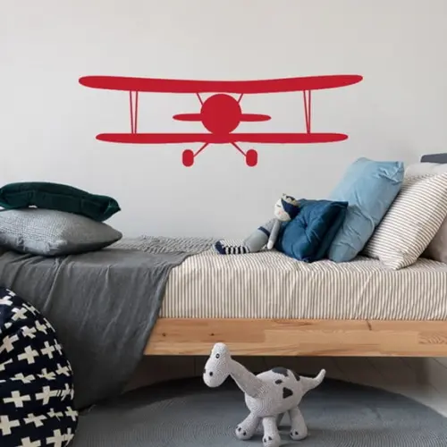 Adesivo de Parede Avião - Adesivo Decorativo Avião Grande