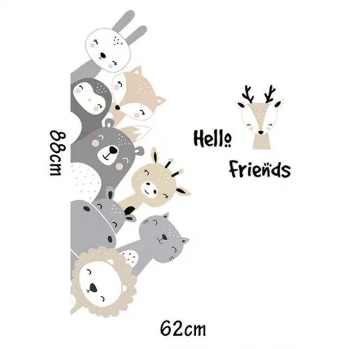 Adesivo de Parede Bichinhos - Hello Friends