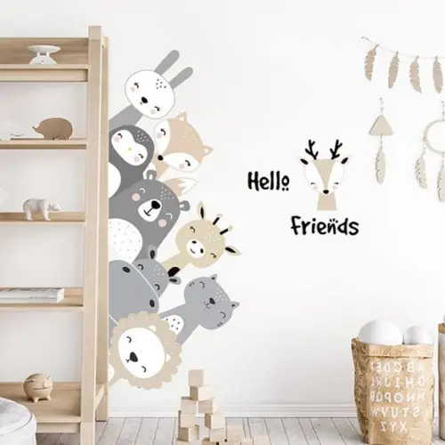 Adesivo de Parede Bichinhos - Hello Friends