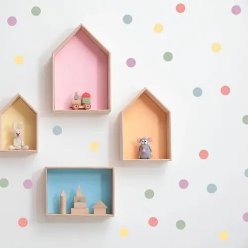 Adesivo de Parede Bolinhas - Adesivo Bolinhas 4cm