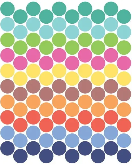 Adesivo de Parede Bolinhas Coloridas
