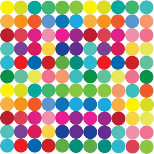 Adesivo de Parede Bolinhas Coloridas