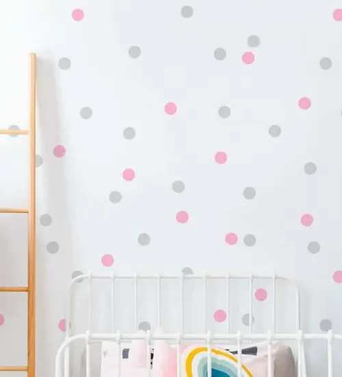 Adesivo de Parede Bolinhas de 4cm