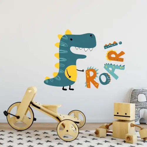 Adesivo de Parede Dinossauro+ Roar