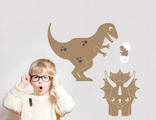 Adesivo de Parede Dinossauros