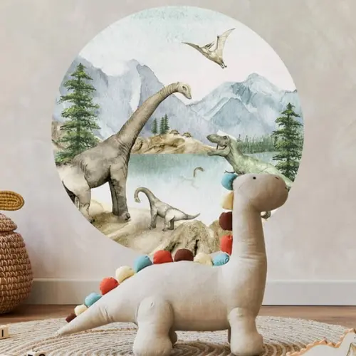 Adesivo de Parede Dinossauros - Painel Adesivo Dinossauros