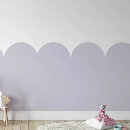 Adesivo de Parede Escalope - Arcos Individuais 1m x 50cm