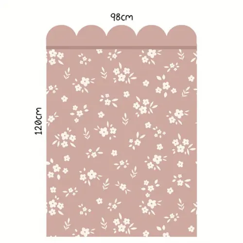 Adesivo de Parede Escalope Floral - Adesivo Cerquinha