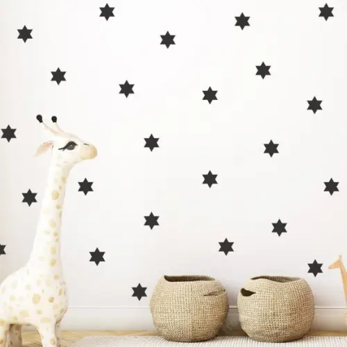 Adesivo de Parede Estrelas de Davi - Adesivos Estrelas