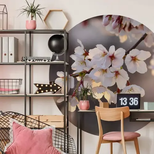Adesivo de Parede Floral - Painel Adesivo Cerejeira