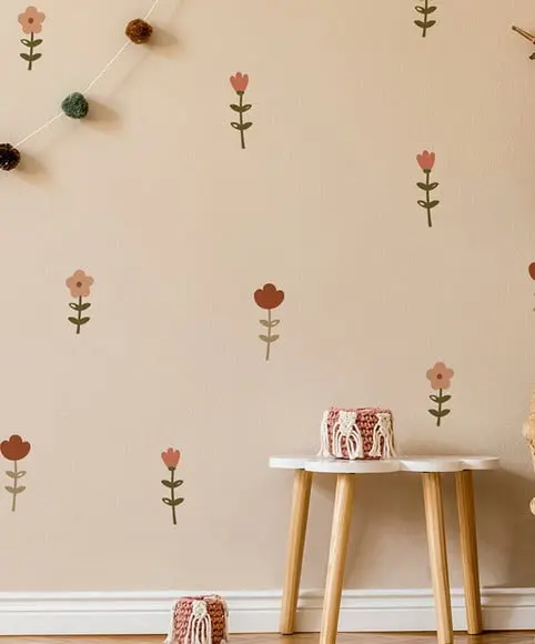Adesivo de Parede Florzinhas - Adesivo Florzinhas
