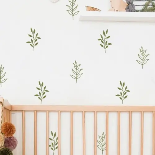 Adesivo de Parede Folhas - Adesivo Folhas Minimalista
