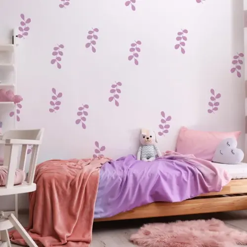 Adesivo de Parede Folhas - Raminhos Minimalistas