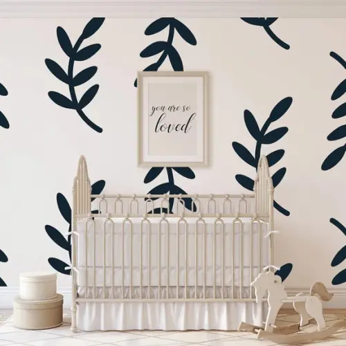 Adesivo de Parede Folhas Minimalistas Grandes