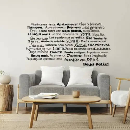 Adesivo de Parede Frases