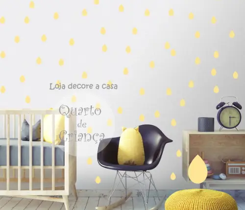 Adesivo de Parede Gotas - Adesivo Gotinhas