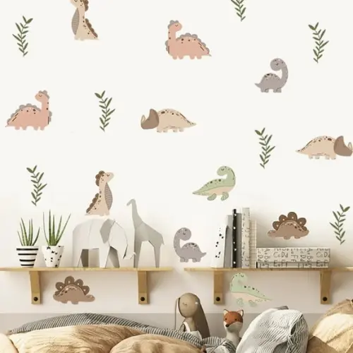 Adesivo de Parede Infantil Dinossauro para Quarto de Menino