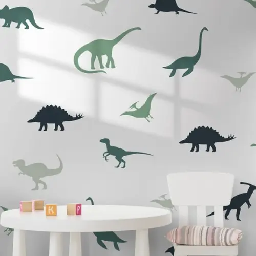 Adesivo de Parede Infantil Dinossauro para Quarto de Menino