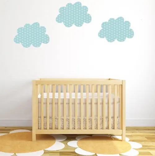 Adesivo de Parede Infantil Nuvens