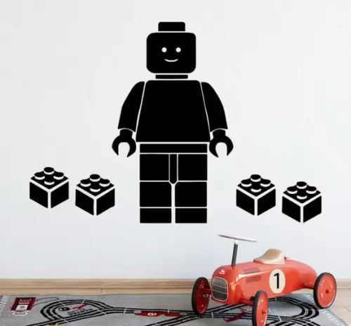 Adesivo de parede lego