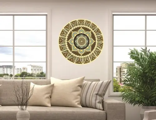 Adesivo de Parede Mandala - Adesivo Mandala 60cm