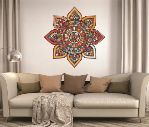 Adesivo de Parede Mandala - Adesivo Mandala 60cm