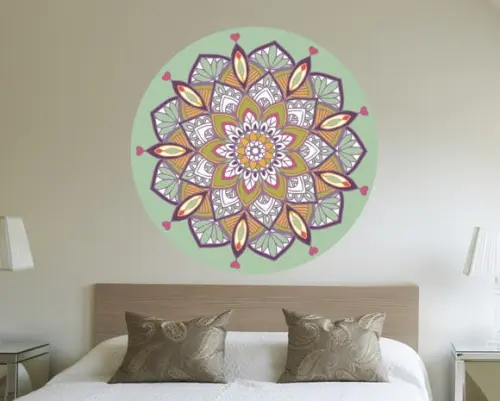 Adesivo de Parede Mandala 100cm
