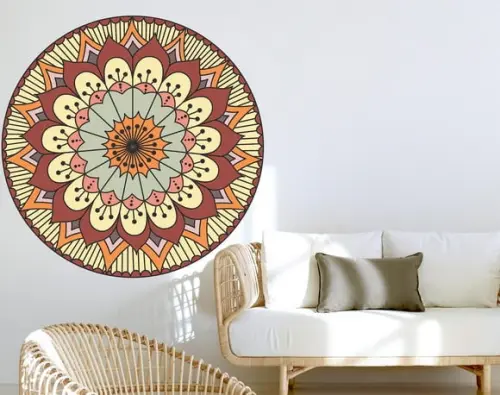 Adesivo de Parede Mandala 100cm