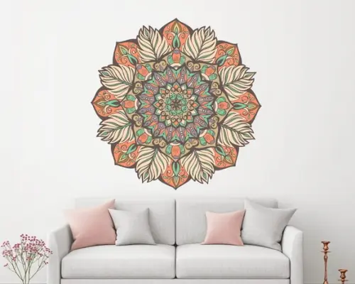 Adesivo de Parede Mandala 100cm