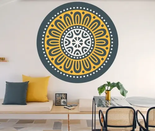 Adesivo de Parede Mandala 100cm