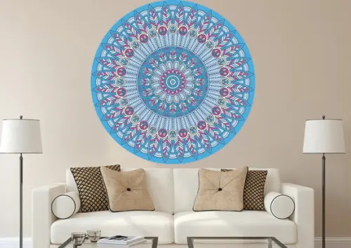 Adesivo de Parede Mandala 100cm