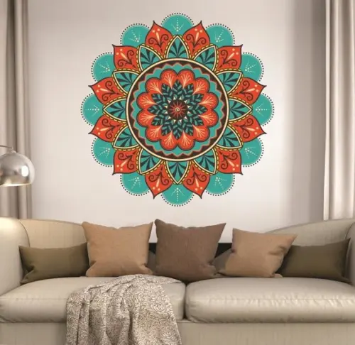 Adesivo de Parede Mandala 100cm