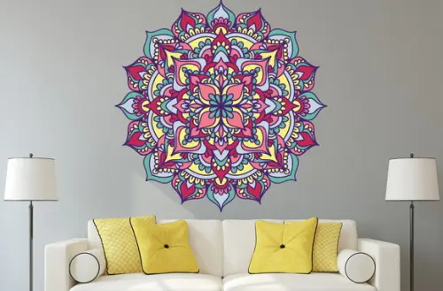 Adesivo de Parede Mandala 100cm