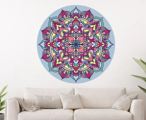 Adesivo de Parede Mandala 120cm