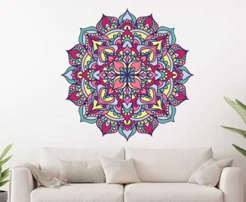 Adesivo de Parede Mandala 120cm