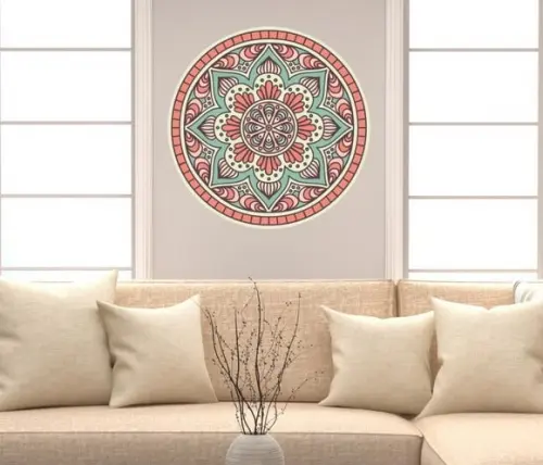 Adesivo de Parede Mandala 60cm