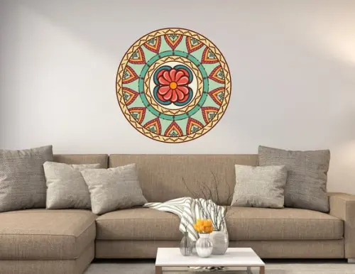 Adesivo de Parede Mandala 60cm