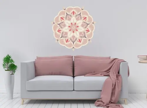 Adesivo de Parede Mandala 60cm