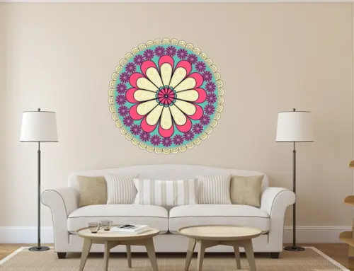 Adesivo de Parede Mandala 60cm